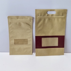 Sealed Header Top Light Poly Packing Bag for Coffee Beans Tea
